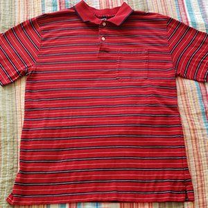 Vintage Men's "Grandpa" Shirt Red/Navy Stripe